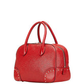 グッチ GGエンボス ハンドバッグ ショルダーバッグ 2WAY 354224 レッド レザー レディース GUCCI 【中古】